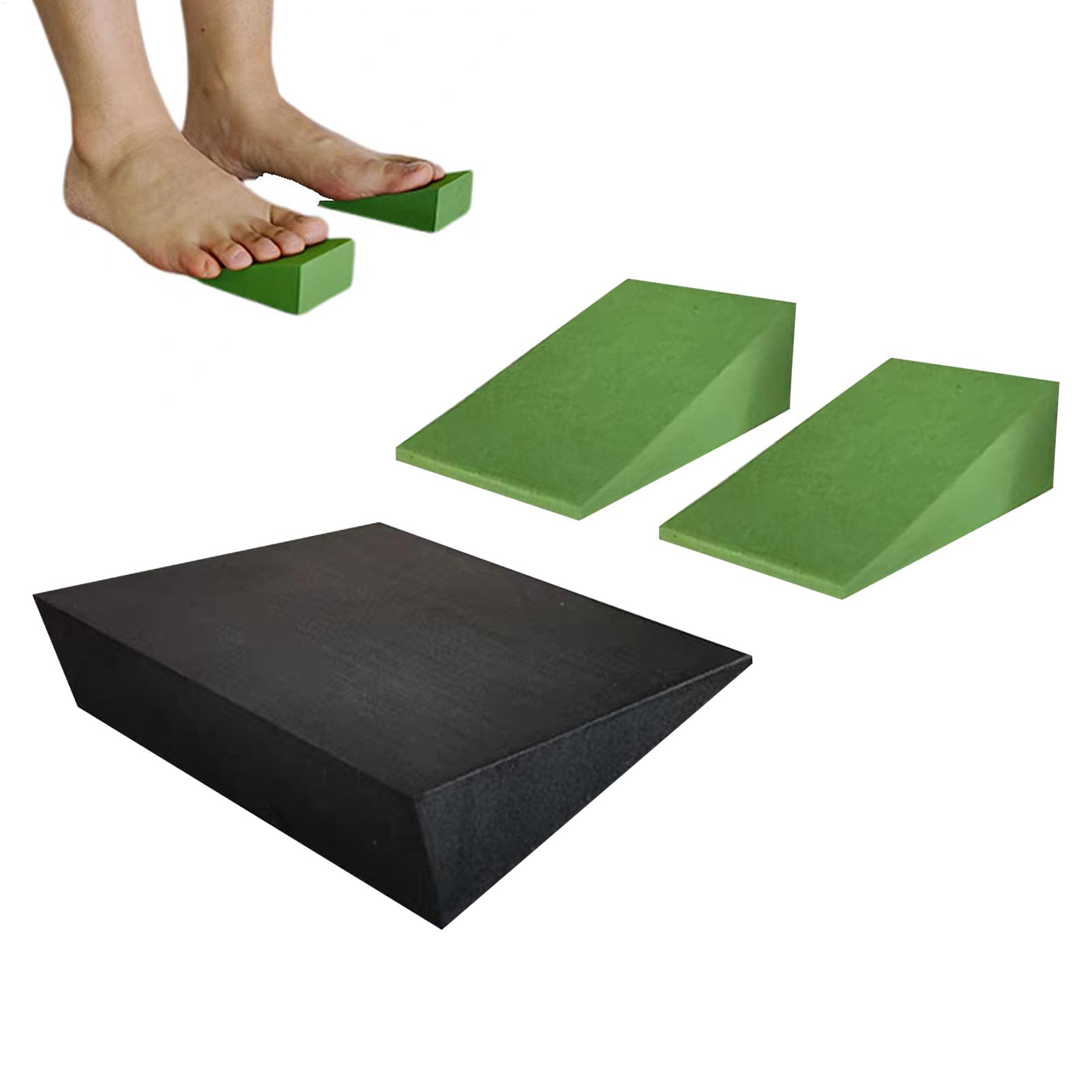 Pilates Yoga Block Exercises - 3 個ヨガウェッジブロック EVA フォームヨガウェッジストレッチスラントボードエクササイズヨガブロックピラティスウェッジスクワットフィットネスアクセサリー