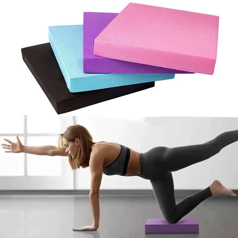 Pilates Yoga Block Exercises - 35x40cmヨガマット,柔らかなバランスパッド,防水クッション,フィットネス,ニーパッド,厚さ5cm