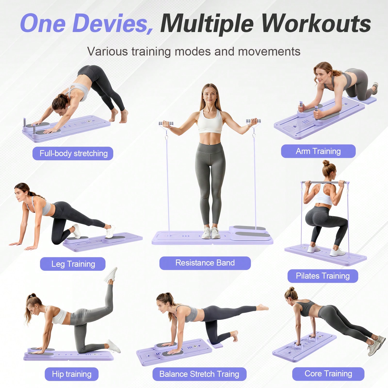 バー付きピラティスリフォーマー、スマホホルダー付きピラティス - Pilates & Yoga Vertebrasana のレビューと価格