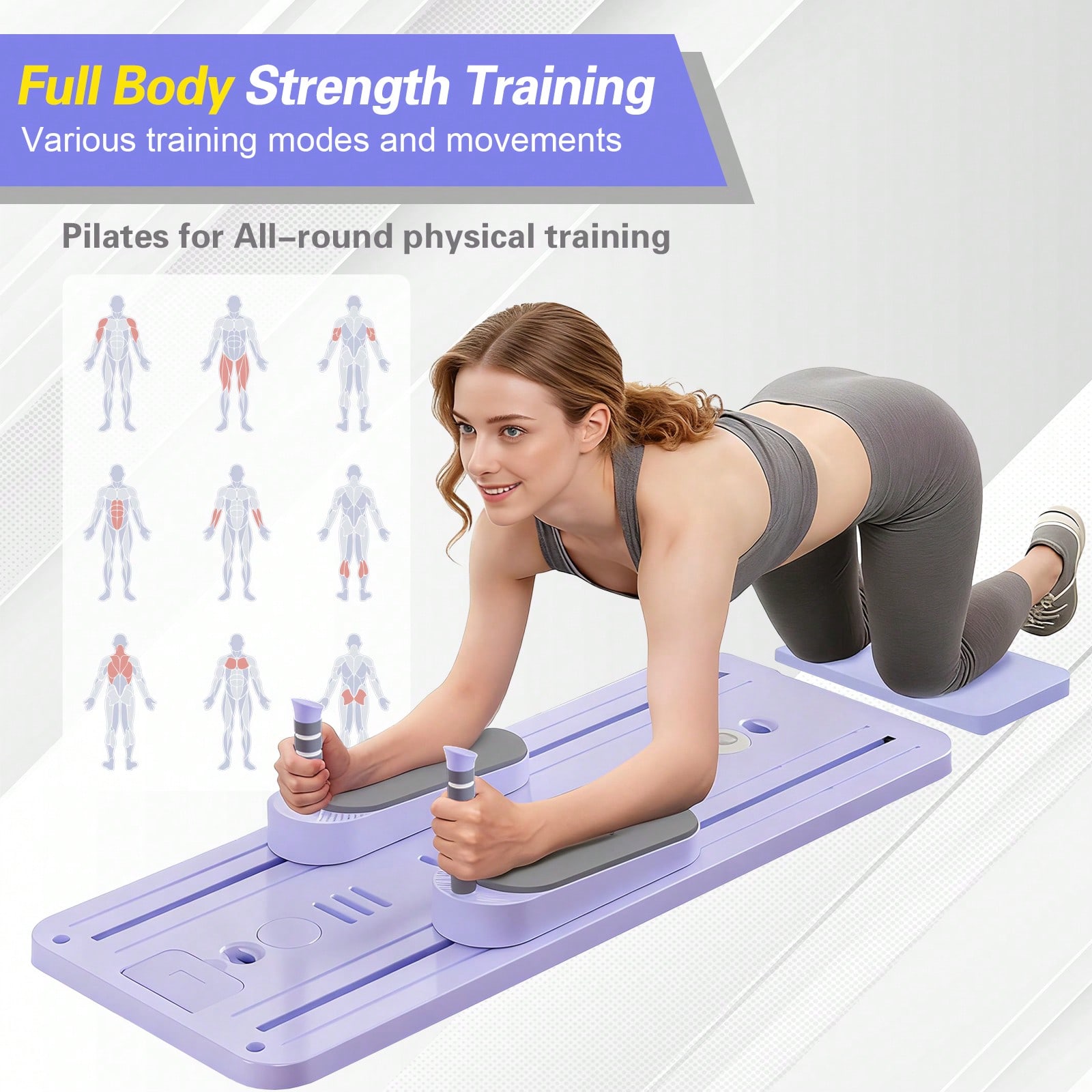 バー付きピラティスリフォーマー、スマホホルダー付きピラティス - Pilates & Yoga Vertebrasana のレビューと価格