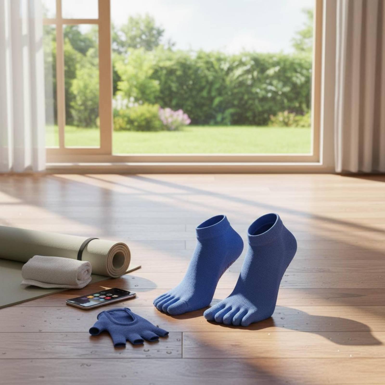 女性用滑り止めスポーツソックス ピラティス コンプレッション - Pilates Yoga Grip Socks のレビューと価格