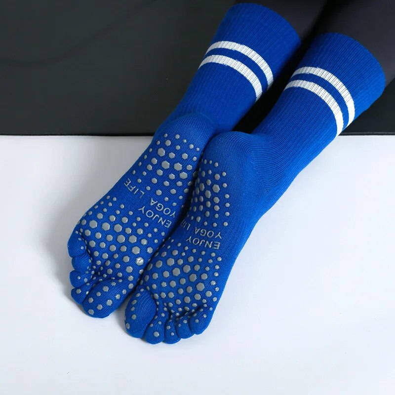 ハーフチューブヨガソックス,通気性,滑り止め,5本の指,スポ - Pilates Yoga Grip Socks のレビューと価格
