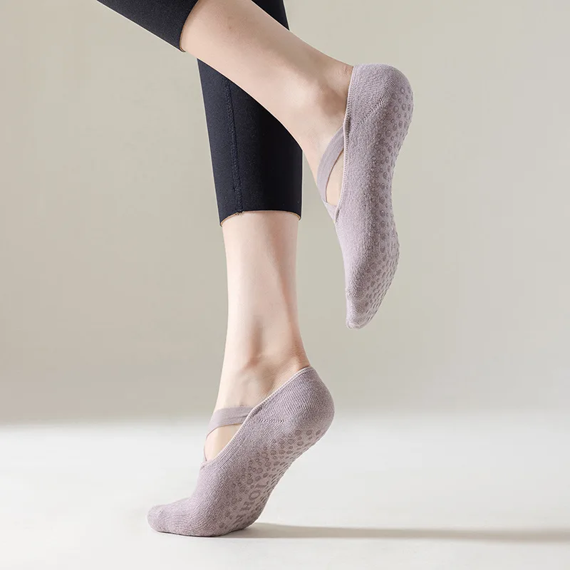プロフェッショナル女性ヨガソックスシリコーン滑り止めバレエピ - Medias Para Pilates Y Yoga のレビューと価格